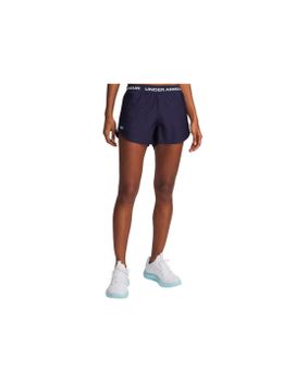 Pantalones Cortos de Fitness Under Armour Tech Play Up Shorts Mujer Azul