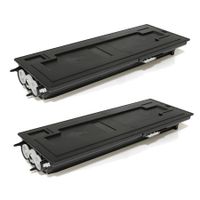 compatible twin pack kyocera tk-410 black toner cartridges 2 pack