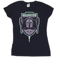 disney camiseta manga larga the mandalorian fierce warrior para mujer