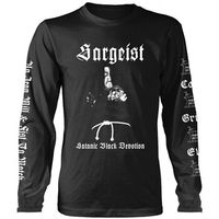 sargeist camiseta manga larga satanic shatraug para mujer