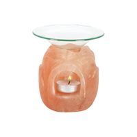 plushome portavelas y quemador de sal himalayacon formas - decoracion del hogar -meditacion -relajacion- bienestar-concentracion-yoga