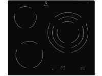 placa vitroceramica - electrolux ehf6232iok 3 zonas zona triple de 27 cm mandos independientes 60 negro