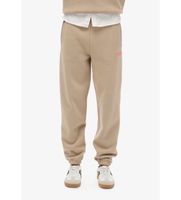 superdry para mujer w7011098a pantalon jogger de bajos elasticos con logotipo essential beige xs casual algodon
