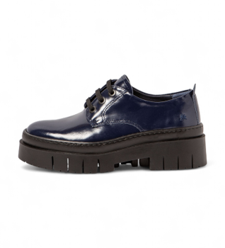 Art para mujer. 119521466003_0B0 Zapatos de Piel 1952 Amberes negro (38), Plano, 1 a 3cm, Cordones, Casual, Marino