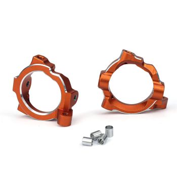 2 piezas Mejoado de aleación de aluminio C-montura de cubo trasero asiento de eje para ZD Racing MT16 BX12 RX12 SC12 1/1
