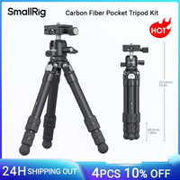 kit de tripode de bolsillo de fibra de carbono smallrig con bolsa de almacenamiento con cabezal de bola para dslr carga de camara sin espejo de hasta 5 kg vt193c0-bh3 5026
