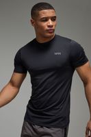 camiseta man active regular resistente negro