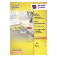 avery zweckform 3455 etiquetas a4 105 x 37 mm  16 por hoja  pack 100 hojas