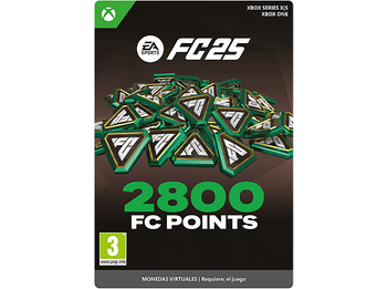 Xbox Series X S & One EA SPORTS FC™ 25 - 2800 FC Points (Código de descarga) (*Juego base se vende por separado)