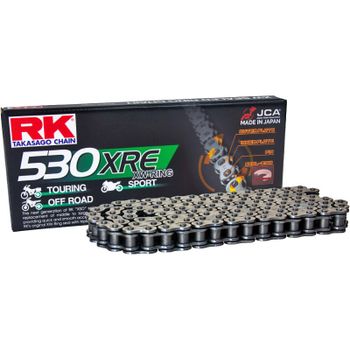 Cadena de transmisión RK Takasago 530 XW-Ring gris