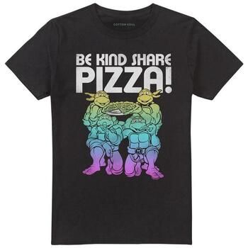 Tmnt Camiseta Be Kind Share Pizza para mujer