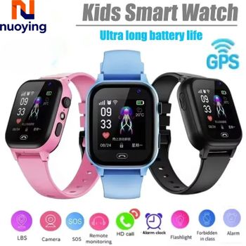 Reloj Inteligente 2G para Niños, Resistente al Agua, con GPS, SOS, Videollamada, Cámara, Pantalla Táctil, para Niños y Niñas, Seguro