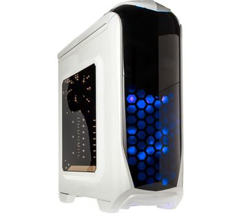 KOLINK Aviator ATX Mid-Tower PC Case - White, White