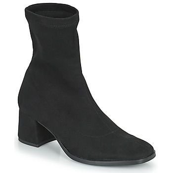 Myma Botines 5897-MY-STRECH-VELOUR-NOIR para mujer