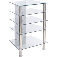 mmt vibe hfclr610 hi-fi stand - clear