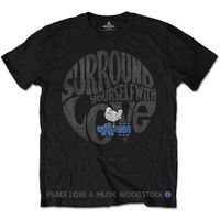 woodstock tops y camisetas surround yourself para mujer