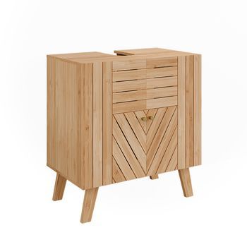 Mueble Bajo Lavabo Lucie 60 X 65 Cm Con 2 Puertas Vicco