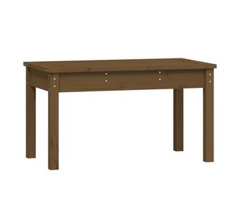 Vidaxl banco de jardín madera maciza pino marrón miel 80x44x45 cm