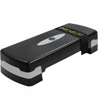 step de aerobic para fitness tabla plataforma stepper deporte gimnasia altura regulable 2 niveles carga 100kg
