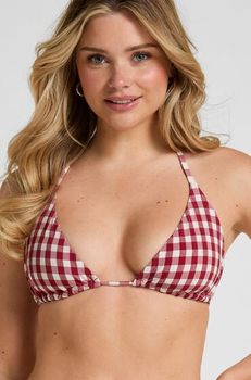 Hunkemöller Top de bikini de triángulo Amalfi Rojo