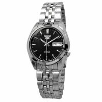 reloj automatico hombre seiko 5 snk361k1 dial negro correa acero 37mm diametro