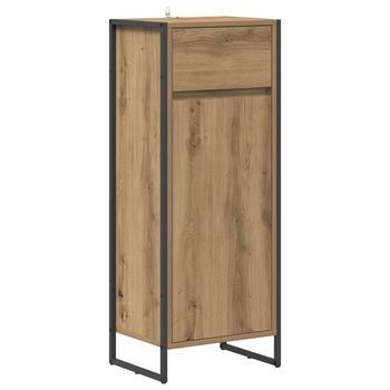 Gabinete De Baño Roble Artisan 40 X 30 X 100 Cm Vidaxl