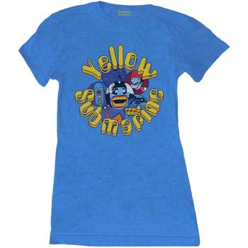 The Beatles Camiseta manga larga Yellow Submarine Baddies para mujer