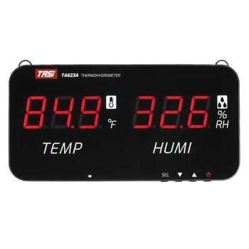 Higrotérmometro Digital Led Inteligente Pared Industrial Agrícola Doméstico Temp Humedad