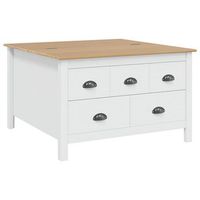 mesa de cafe  mesa de centro con cajon hill y marron miel 795 x 795 x 49 cm