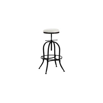Taburete de bar industrial regulable en Metal Bronce
