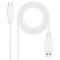cable usb nanocable 10012101-l150-w 15m usb-c macho a usb-a macho 3a blanco