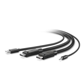 Cable KVM Belkin F1D9020B06T 1,8 m DisplayPort USB Macho