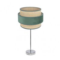 sobremesa alto reyes 1xe27 cromonatural-verde 64x30x30 cm