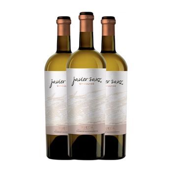 Javier Sanz Vino Blanco Fermentado En Barrica Rueda Crianza 75 Cl 13.5% Vol. (pack De 3 Unidades)