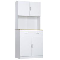 armario alacena de cocina 80x40x180 cm blanco