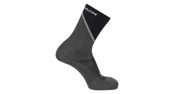 Salomon pulse crew calcetines unisex negro gris