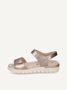 CAPRICE Sandal, brown, made of Leather without heel, Size 41