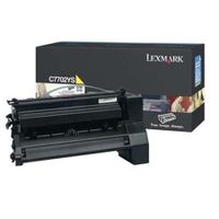 lexmark c7702ys original yellow toner cartridge