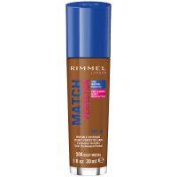 rimmel london spf 20 match perfection foundation 30ml various shades - deep mocha