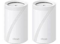 sistema wifi mesh - tp-link deco be65 2 pack wi-fi 7 tribanda be9300 4 puertos 25 gbps ia seguridad avanzada