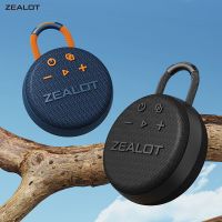 altavoz bluetooth inalambrico zealot-s77 caja de sonido deportiva resistente al agua subwoofer portatil para exteriores sonido envolvente de musica estereo transparente para exteriores