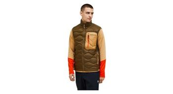 Chaqueta de pluma sin mangas peak performance helium utility down beige hombre