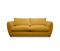 sofa 3 plazas clemence m color amarillo