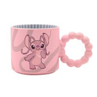 taza angel textura suave stitch ceramica 300 mls
