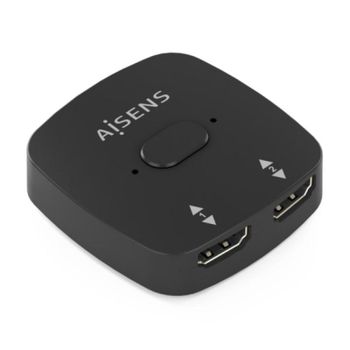 Switch HDMI Aisens 4K60Hz 2x1 Bidireccional Plug and Play LED Indicador Negro