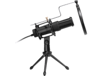 microfono - isy imi-2500 usb con tripode negro