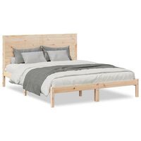 cama matrimonial  cama doble  cama extralarga sin colchon madera maciza 140x220 cm cfw69820