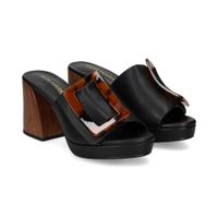 noa harmon sandalias con plataforma mujer - negro talla 38