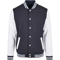 build your brand cazadora basic college para hombre