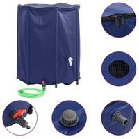 deposito de agua plegable con grifo pvc 1250 l vidaxl